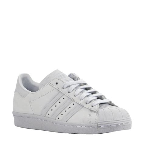 adidas superstar lichtblauw suede